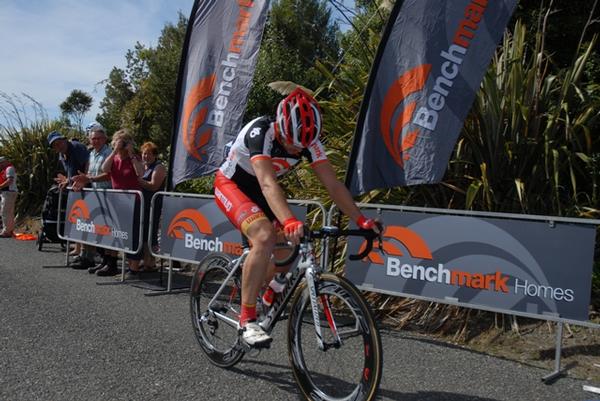 Warmup Cycling's Lee Johnstone made it two wins in a row winning the second round of Benchmark Homes Elite Cycling Series, the Tasman Classic, in Nelson on Sunday